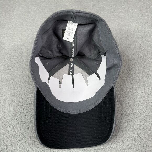 Under Armour Hat Cap Mens L/XL Gray Black Logo UA Blitzing 3.0 Stretch Fit NWT - Picture 6 of 9